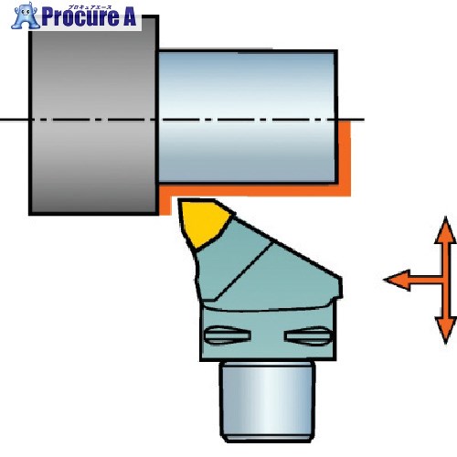 SANDVIK コロマントキャプト コロターンRC用カッティングヘッド(410) C3-DWLNL-22040-06 (410) 1個 ■▼566-6775 【送料都度見積】 ●KO521