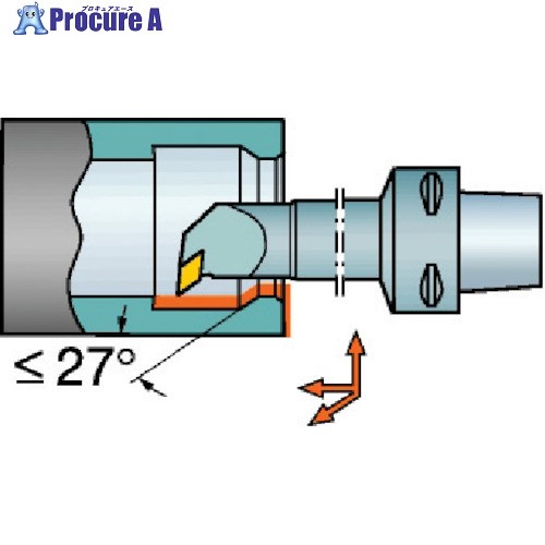 SANDVIK コロマントキャプト コロターンRC用カッティングヘッド(410) C4-DDUNL-17090-11 (410) 1個 ■▼566-9413 【送料都度見積】 ●KO521|プロキュアエース