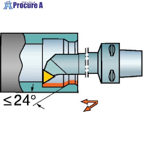 SANDVIK コロマントキャプト T-Max P用カッティングヘッド(410) C4-PTFNR-27120-16W (410) 1個 ■▼567-1477 【送料都度見積】 ●KO521