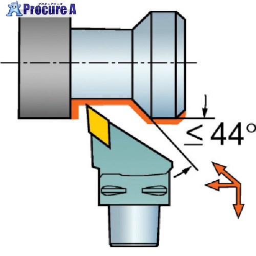 SANDVIK コロマントキャプト T-Max P用カッティングヘッド(410) C5-MVJNL-35060-16 (410) 1個 ■▼567-7050 【送料都度見積】 ●KO521|プロキュアエース