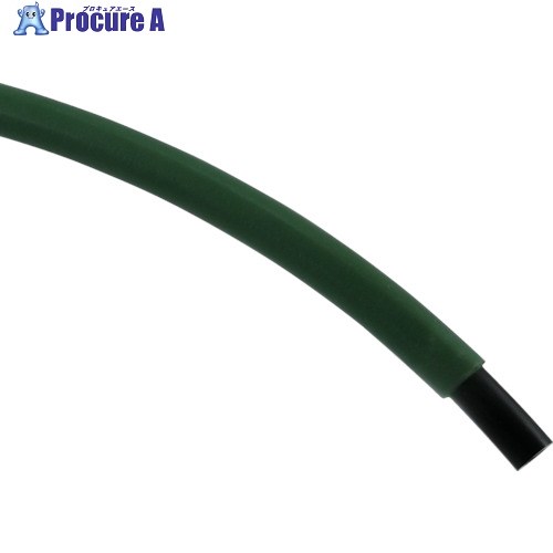 チヨダ CTPカバーチューブ 8mm/20m 緑 CTP-8G 20M 1巻 ■▼808-4709 【送料都度見積】