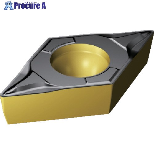 SANDVIK コロターン107 旋削用ポジチップ(122) 2220 DCMT 11 T3 08-MF 2220 (122) 10個 ■▼869-0012 【送料都度見積】 ●KO521