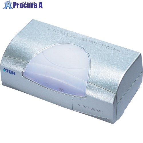 ATEN ビデオ切替器 VGA / 2入力 / 1出力 VS291 1台 ■▼115-2259 【送料都度見積】|プロキュアエース