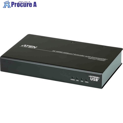 ATEN ビデオ延長器 HDMI/USB/4K VE813A 1台 ■▼115-2877 |プロキュアエース