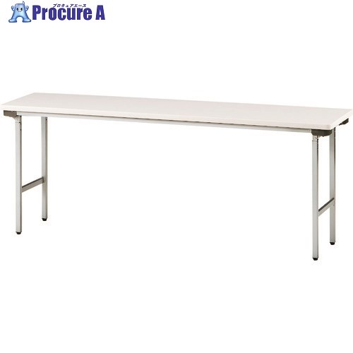 TOKIO 折りたたみテーブル 1500X600mm ニューグレー TFA-1560NSE NG 1台 ■▼120-0993 【送料都度見積】 ※車上渡し