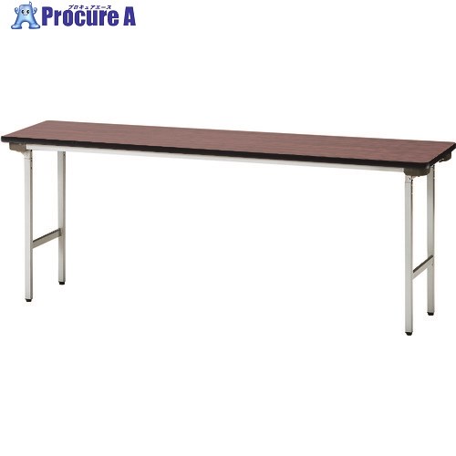 TOKIO 折りたたみテーブル 1500X600mm ローズ TFA-1560NSE R 1台 ■▼120-2627 【送料都度見積】 ※車上渡し