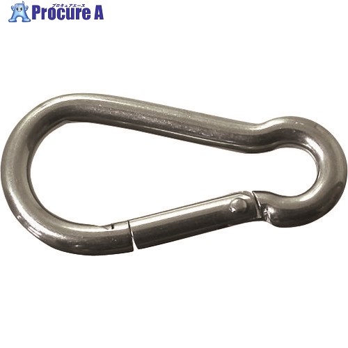 ニッサチェイン ステンスプリングフック 10mm (10個入) SAH100 1箱 ■▼126-6191 【送料都度見積】