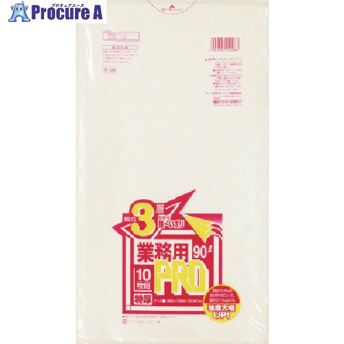 サニパック R-9890L特厚半澄み切った 10枚 R-98-HCL 20冊 ■▼134-9422 ※人間宅様送ること不可
