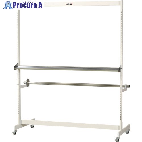ヤマテック ロール材スタンド スタンダードタイプ カッターガイド付き(W1200サイズ) W1305×D560×H1548mm RS-1200N 1台 ■▼139-8985