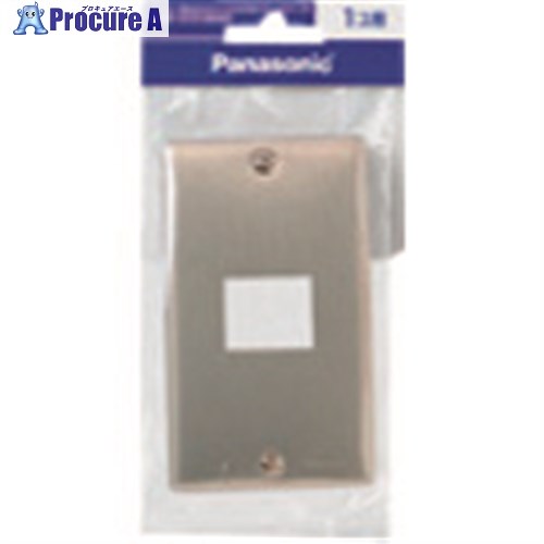Panasonic フルカラー新金属プレート1コ用 WN7501P 10個 ■▼144-6796 【送料都度見積】