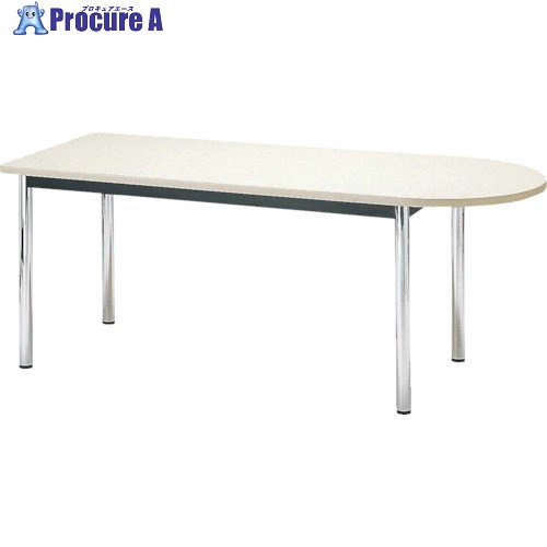 TOKIO ミーティングテーブル 半楕円形 1800×1200mm ローズ ローズ TC-1812U RO 1個 ■▼145-8260 【送料都度見積】※車上渡し|プロキュアエース