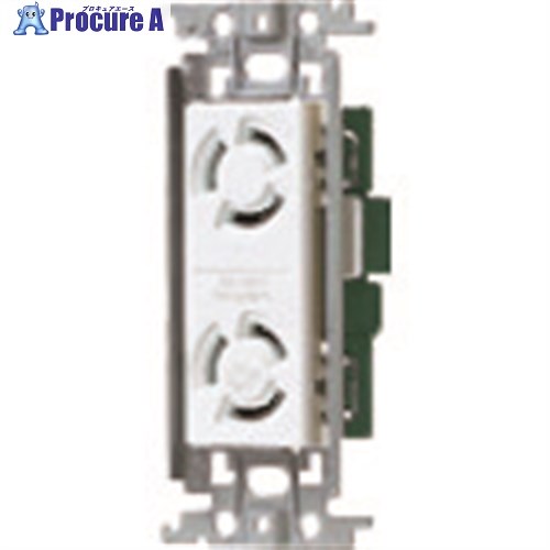 Panasonic コスモワイド接地2P15A引掛埋込ダブル WTF23123W 5個 ■▼159-7186 【送料都度見積】