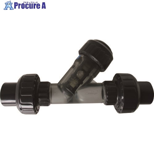 エスロン ストレーナ 本体材質PVC シール材質EPDM ユニオンTS 40A SS40TUZ 1台 ■▼210-2720 ※個人宅様送り不可