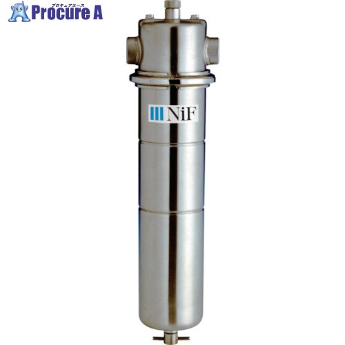 日本フイルター ステンレス製ハウジング SFH-02N-6-E-6-6 500mm1本用 OリングEPDM SFH-02N-6-E-6-6 1台 ■▼237-0431【代引決済不可】【送料都度見積】