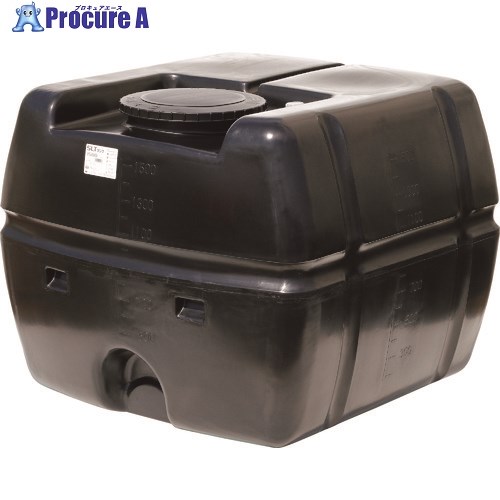 SUIKO スーパーローリータンク 1500L 黒 SLT-1500 BK 1個 ■▼244-7917 ※人間宅様送ること不可