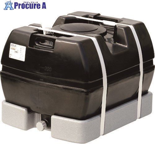 SUIKO スカット 200L 黒 SKT-200 BK 1個 ■▼244-9426 ※人間宅様送ること不可