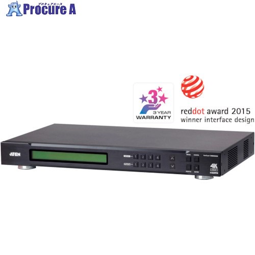 ATEN 4入力4出力HDMIマトリックススイッチャー(True4K対応) VM0404HB 1台 ■▼272-3326 |プロキュアエース