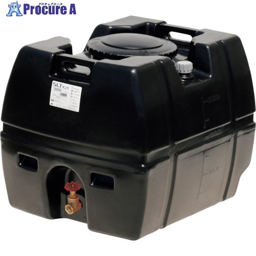SUIKO スーパーローリータンク 300L 黒 直後ばらいスリースバルブ40A付 SLT-300 BK+SV40A 1個 ■▼314-9548【代引決済不可】※人間宅様送ること不可