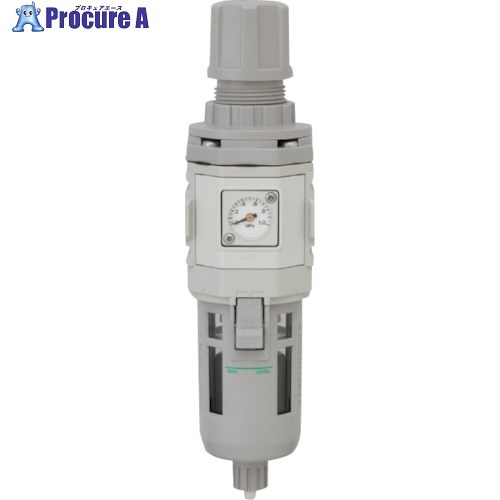 CKD フィルタ・レギュレータ W3000-10-W-FY 1個 ■▼380-7987【代引決済不可】【送料都度見積】