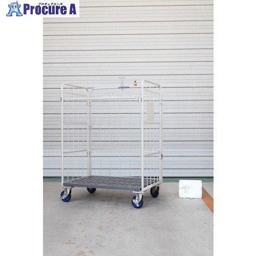 ワコーパレット 床板プラスチック製カゴ車 1100&times;800&times;1500 WKP-1180L 1台 ■▼448-9212 ※個人宅様送り不可｜プロキュアエース