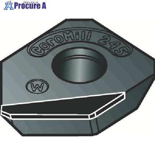 SANDVIK コロミルCoroMill[[R上]]245 フライス加工用チップ(630) CD10 R245-12 T3 E-W CD10 (630) 5個 ■▼611-4024 【送料都度見積】 ●KO521｜プロキュアエース