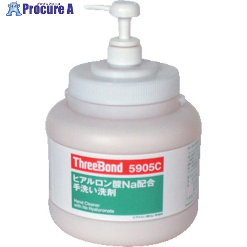 THREEBOND ヒアルロン酸Na配合手洗い洗剤 環境対応品 TB5905C 2.5L(5905EA) TB5905CB 2本 ■▼784-0012 【送料都度見積】｜プロキュアエース