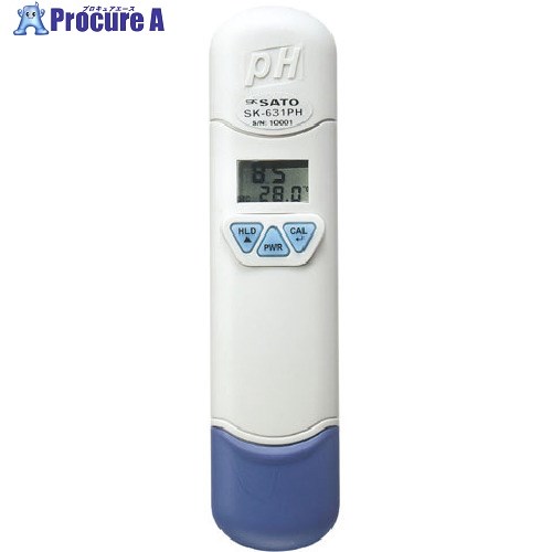 佐藤 ポケットタイプPH計 SK-631PH (6418-00) SK-631PH 1台 ■▼805-1202【代引決済不可】【送料都度見積】｜プロキュアエース