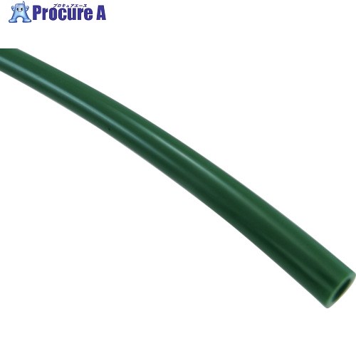 チヨダ ナイロンチューブ緑 外径10mm 内径7.5mm 全長100m TN-10X7.5-100-G 1巻 ■▼820-2369 【送料都度見積】