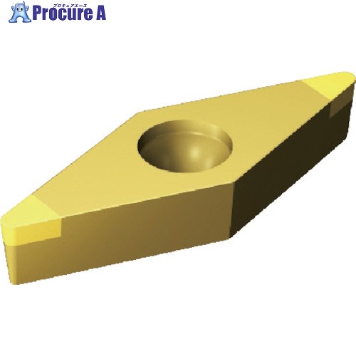 SANDVIK コロターン107 旋削用CBNポジチップ(620) 7115 VBGW110304S01020F 7115 (620) 5個 ■▼836-1281 【送料都度見積】 ●KO521