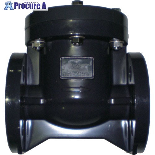 エスロン スイングチャッキ弁 PVC/EPDM JIS10Kフランジ65A SCV65 1個 ■▼850-6444 ※人間宅様送ること不可