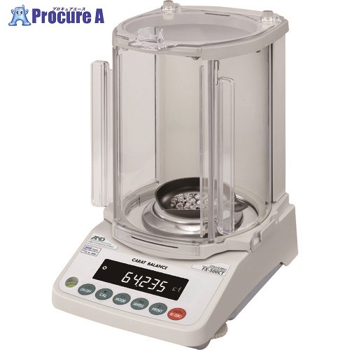 A＆D カラット天びん FX500CT 一般校正付 FX500CT-00A00 1台 ■▼179-4126 ｜プロキュアエース