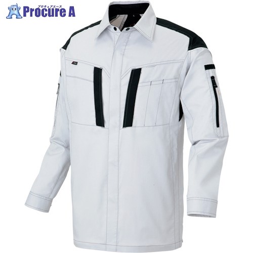 アイトス ニュームービンカット フルハーネス仕様長袖シャツ シルバーグレー M AZ6836-003-M 1着 ■▼389-6045 【送料都度見積】