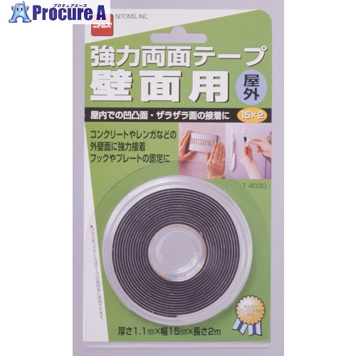 ニトムズ 壁面用屋外 15X2 T4030 100個 ■▼104-2781 【送料都度見積】｜プロキュアエース