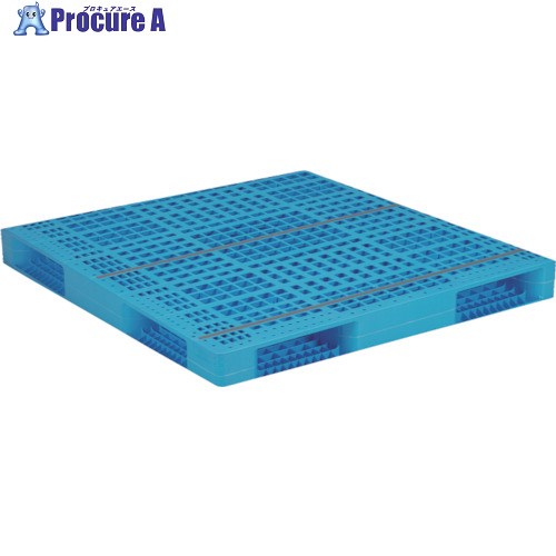 サンコー プラスチックパレット 822502 R4-146157 ライトブルー SK-R4-146157-BLL 1枚 ■▼136-1175 【代引決済不可】【送料都度見積】