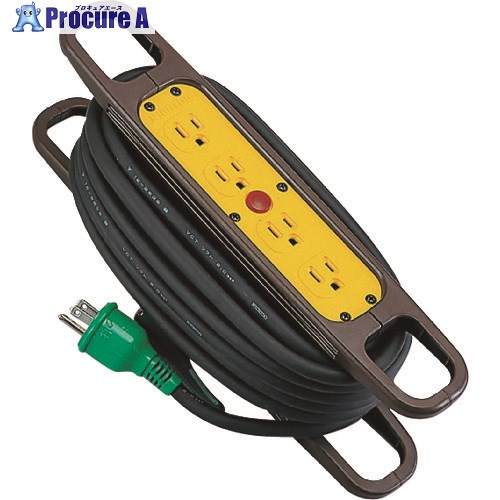 タスコ 延長コード(極太ケーブル3.5mm2仕様) TA649HR 1個 ■▼143-2217 【送料都度見積】|プロキュアエース