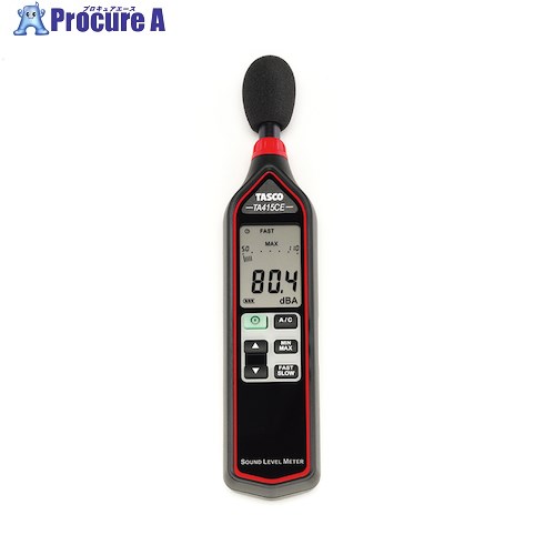 タスコ デジタル騒音計 TA415CE 1個 ■▼143-3766 【送料都度見積】 17,258円