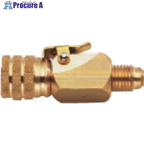 タスコ 1/4″立ちふさがる弁膜付ワンタッチコネクタ TA220JA-2 1個 ■▼145-1048 【貨物輸送都度積もり書き】
