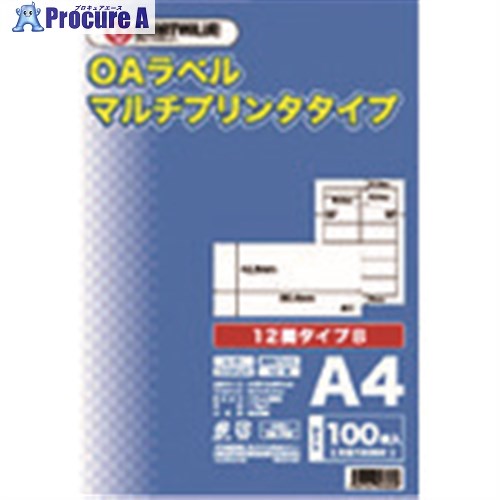 JTX 832108)OAマルチ下げ札B 12面100枚X5冊A236J5 A236J-5 1箱 ■▼195-9976 【貨物輸送都度積もり書き】