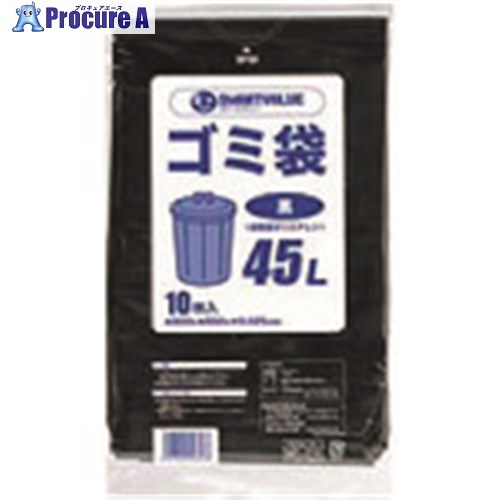 JTX 886645)ゴミ袋LDD黒 45L600枚 N210J-45P N210J-45P 1箱 ■▼196-4820 【貨物輸送都度積もり書き】