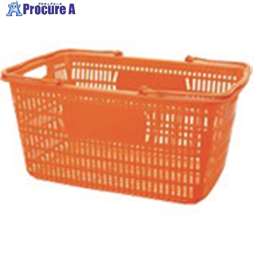 JTX 365754)ショップかご 30L橙10個 B264J-OR10 B264J-OR10 1箱 ■▼197-2435 【送料都度見積】｜プロキュアエース