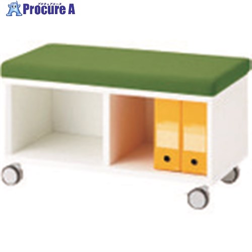 PLUS 632157)SQ スツールワゴン SQ-084SW YG/W4 SQ-084SW YG/W4 1台 ■▼209-2254 【送料都度見積】｜プロキュアエース