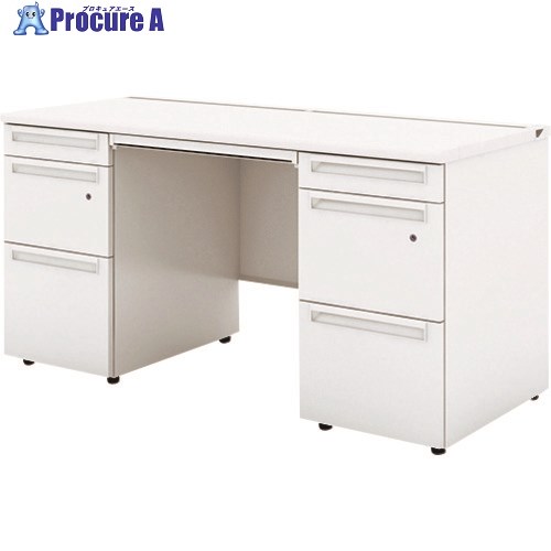 PLUS 779653)US 両袖机UR-146D-33 WS/W4 UR-146D-33 WS/W4 1台 ■▼209-2610 【送料都度見積】