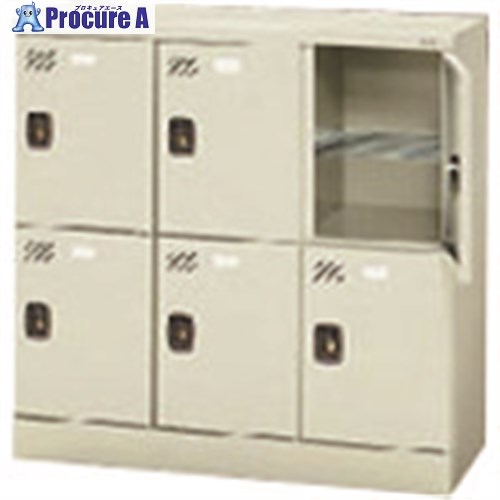 PLUS 71080)多人数用ロッカー KL-L32N LGY KL-L32N LGY 1台 ■▼209-3591 【送料都度見積】
