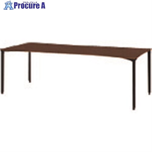 PLUS 677800)ロンナ 会議テーブル NN-2110PAR LM/BK NN-2110PAR LM/BK 1台 ■▼209-5438 【送料都度見積】｜プロキュアエース