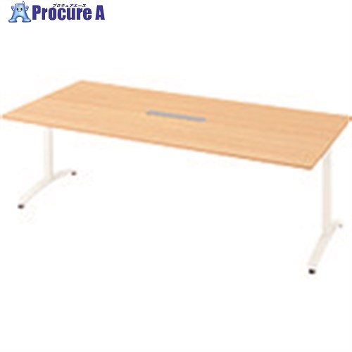 PLUS 677372)ロンナ 会議テーブル NN-2110TARH WM/W4 NN-2110TARH WM/W4 1台 ■▼209-7012 【送料都度見積】