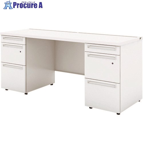 PLUS 779827)US 両袖机UR-166WD-33 WS/W4 UR-166WD-33 W4/W4 1台 ■▼209-7289 【貨物輸送都度積もり書き】