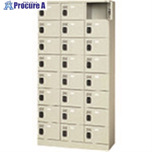 PLUS 71087)多人数用ロッカー KL-H38 LGY KL-H38 LGY 1台 ■▼209-8340 【貨物輸送都度積もり書き】