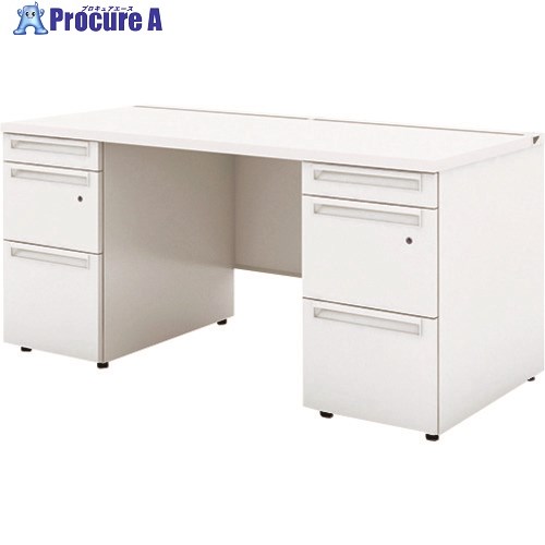 PLUS 779818)US 両袖机UR-157WDL-33 WS UR-157WDL-33 W4/W4 1台 ■▼209-8883 【送料都度見積】｜プロキュアエース