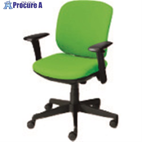 PLUS 697857)事務イス プリセア KD-K66SL YG KD-K66SL YG 1台 ■▼209-9791 【貨物輸送都度積もり書き】