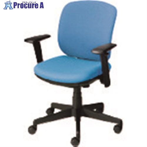 PLUS 697856)事務イス プリセア KD-K66SL LB KD-K66SL LB 1台 ■▼209-9828 【貨物輸送都度積もり書き】